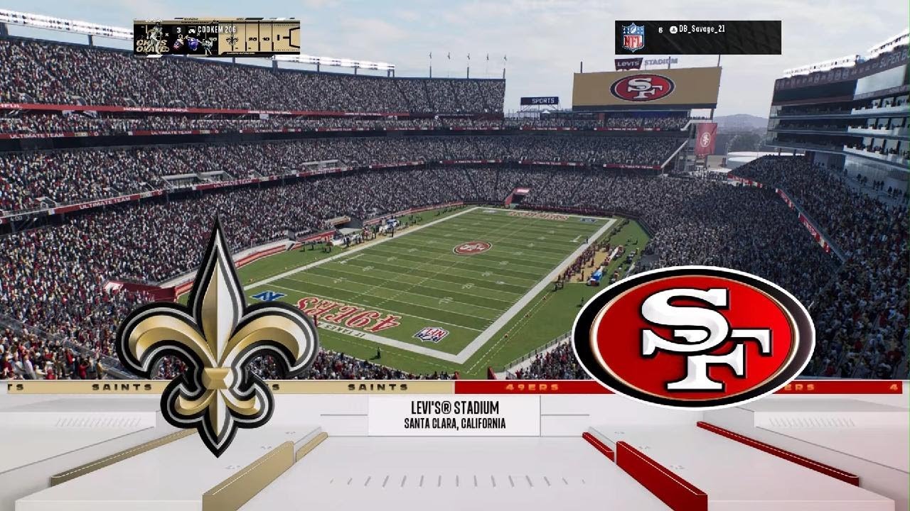49ers Vs Saints Madden NFL 26
