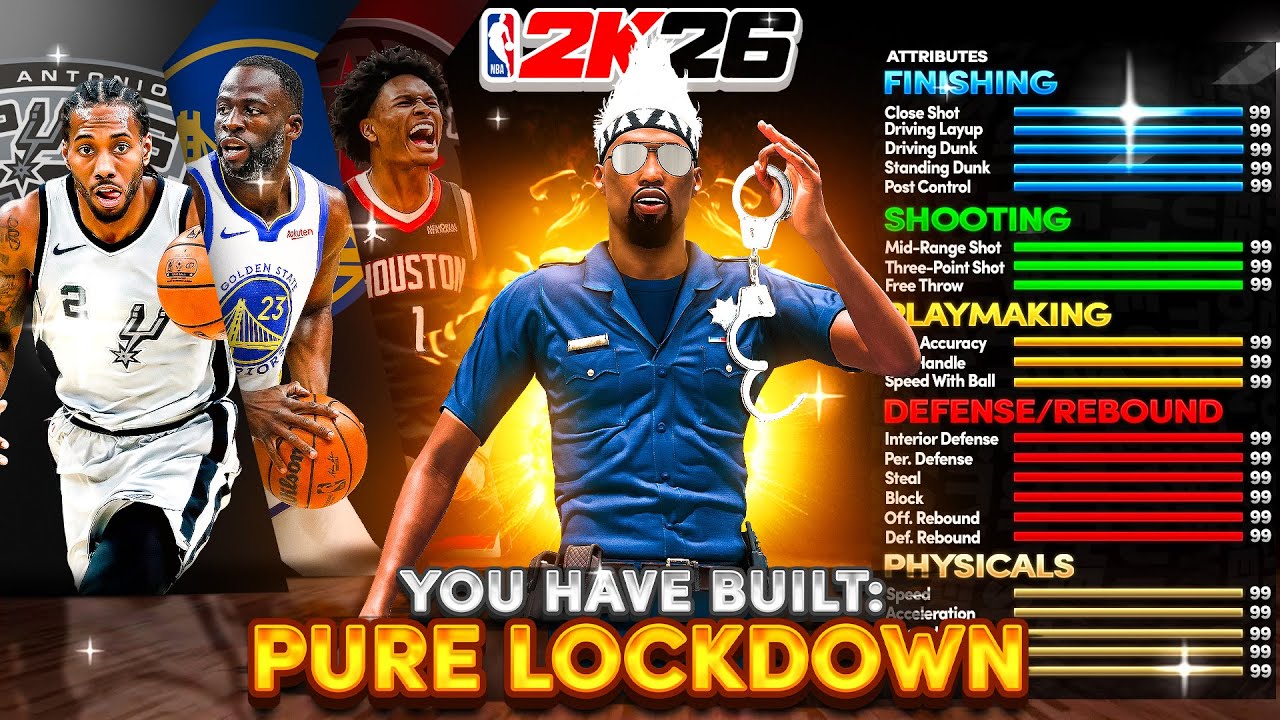 BEST PURE LOCKDOWN BUILD IN NBA 2K26! 99 STEAL DEMIGOD! 6'4 & 6'6 BEST DEFENSIVE BUILDS IN NBA2K26
