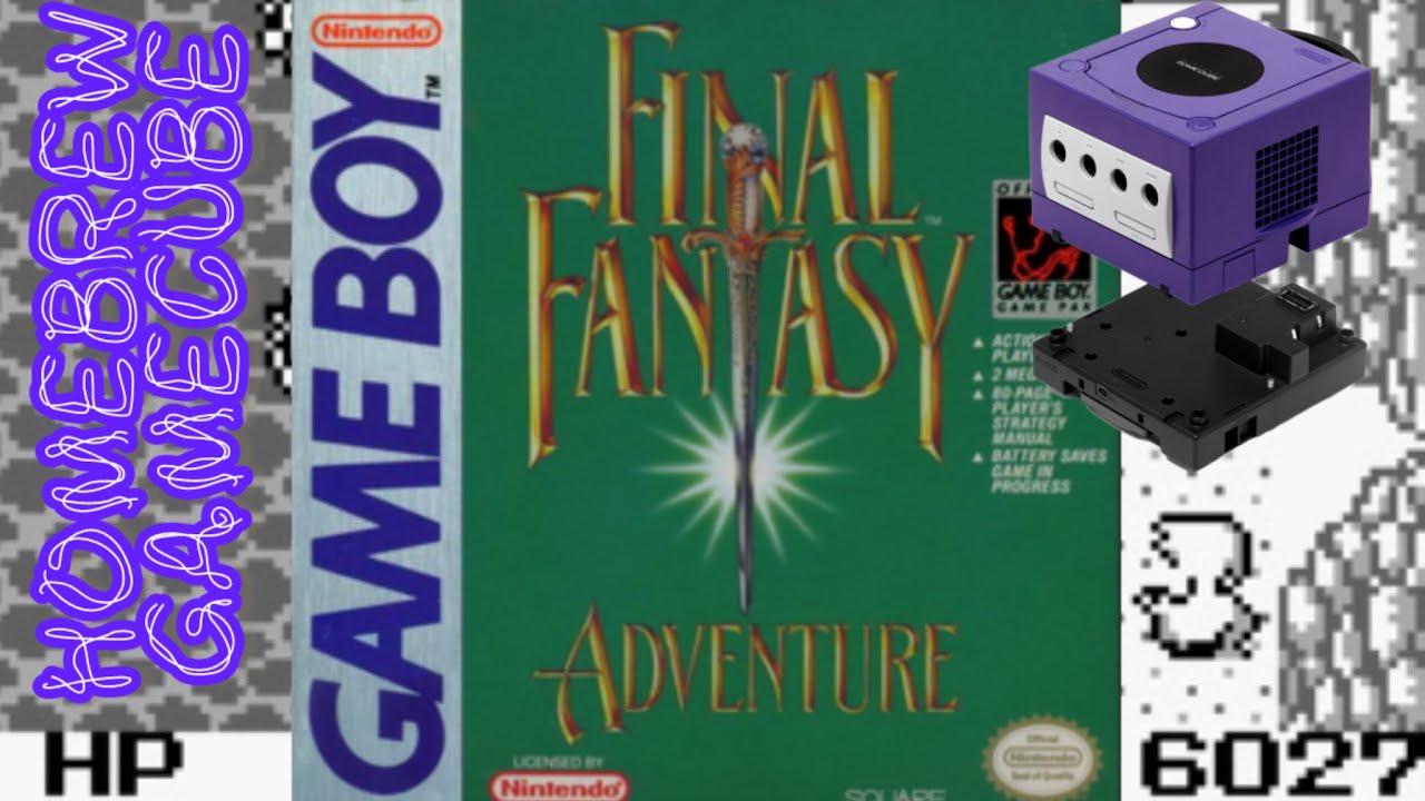 Final Fantasy Adventure: Homebrew GameBoy Player Nintendo Live Stream
