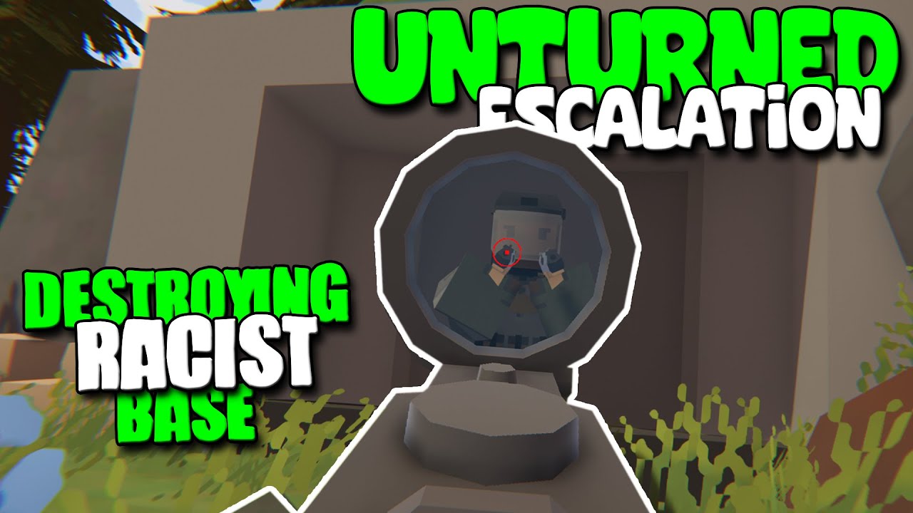 HOW WE DESTROYED RACIST STACKED PLAYER - Unturned (Escalation Survival)