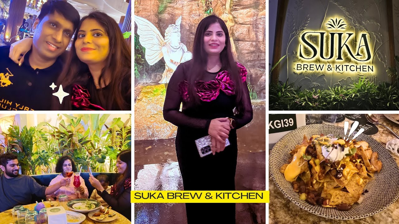 Bangalore’s Newest Brewery Suka Brew & Kitchen Opening Day! Full Food Review + Ambience Tour 🍻✨