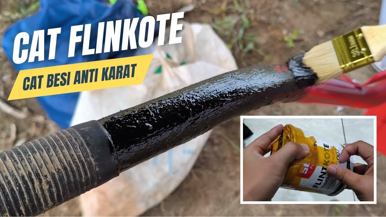CAT ANTI KARAT! Plingkut Seng Mesin Baja Cat Besi Flintkote Seiv 1 Kg Dijamin Awet Bertahun-tahun