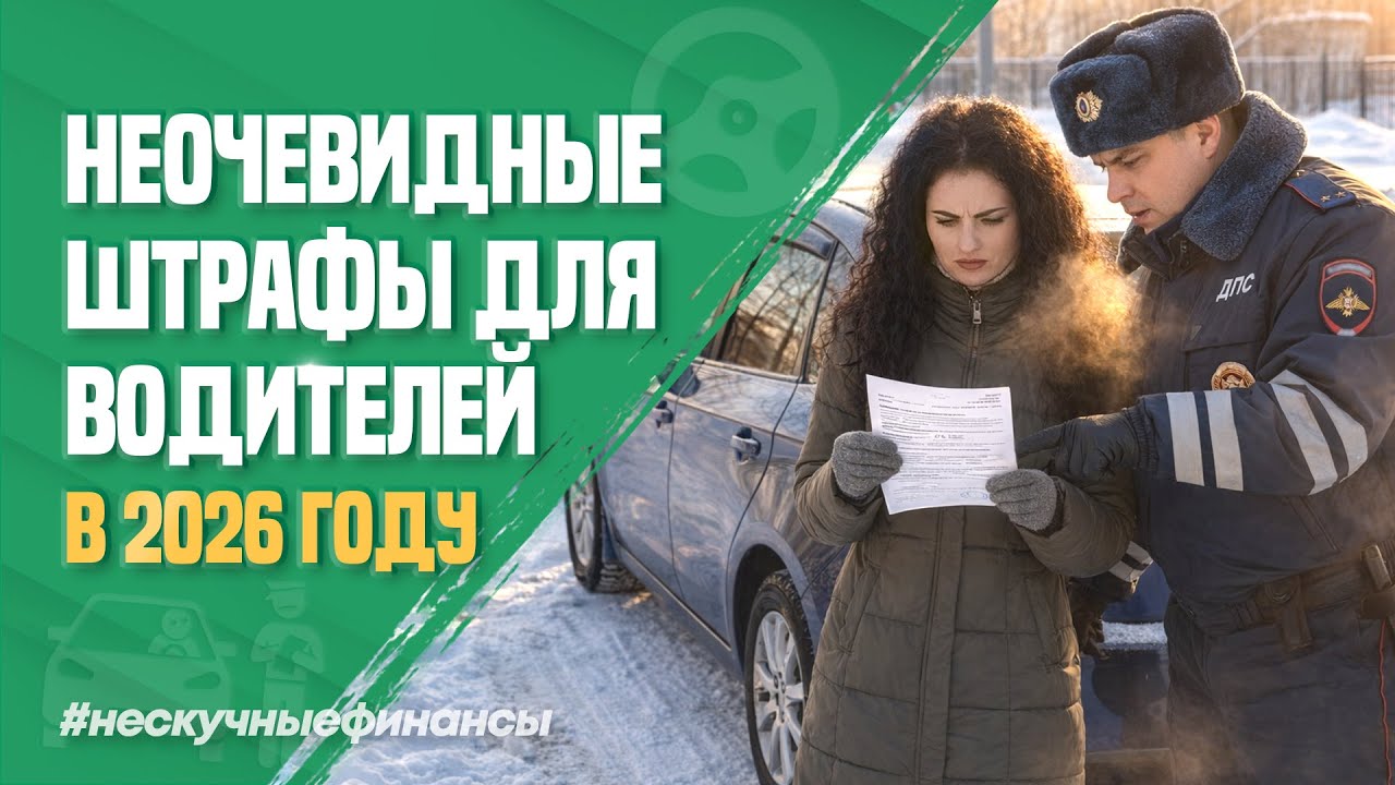 4 неочевидных штрафа для водителей зимой 2026
