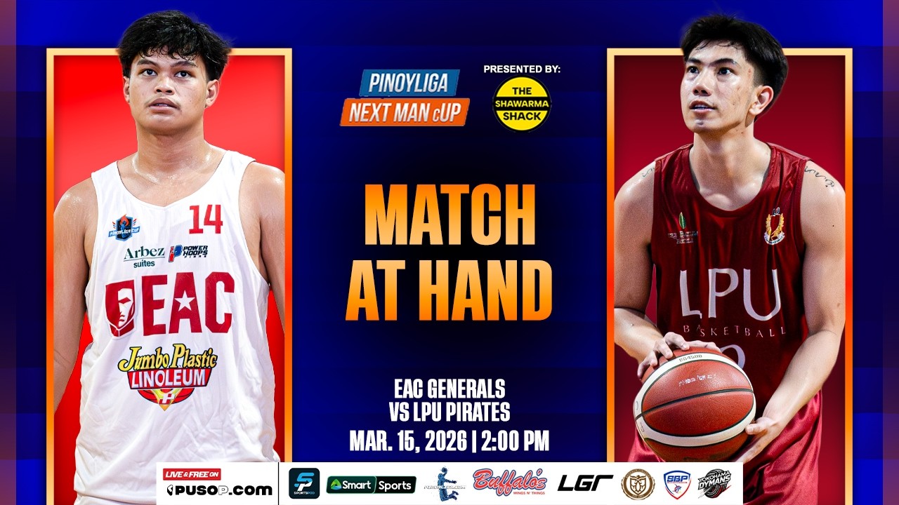PINOYLIGA NEXTMAN CUP S4 | EAC GENERALS VS LPU PIRATES