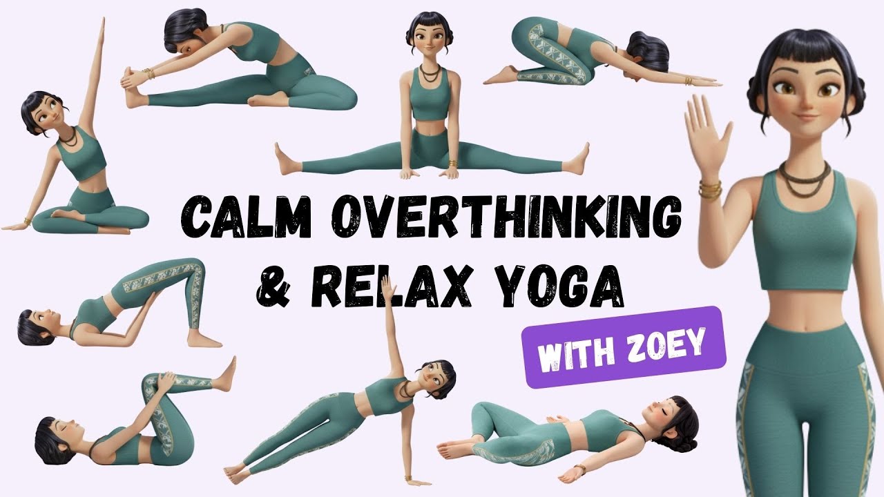 Yoga for Overthinking with Zoey | Calm Kids Yoga | Kpop Demon Hunters