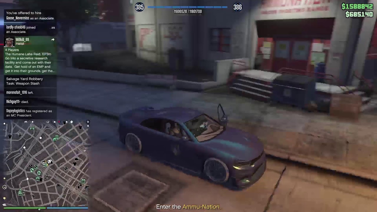 GTA V - Moving Around the City a bit.