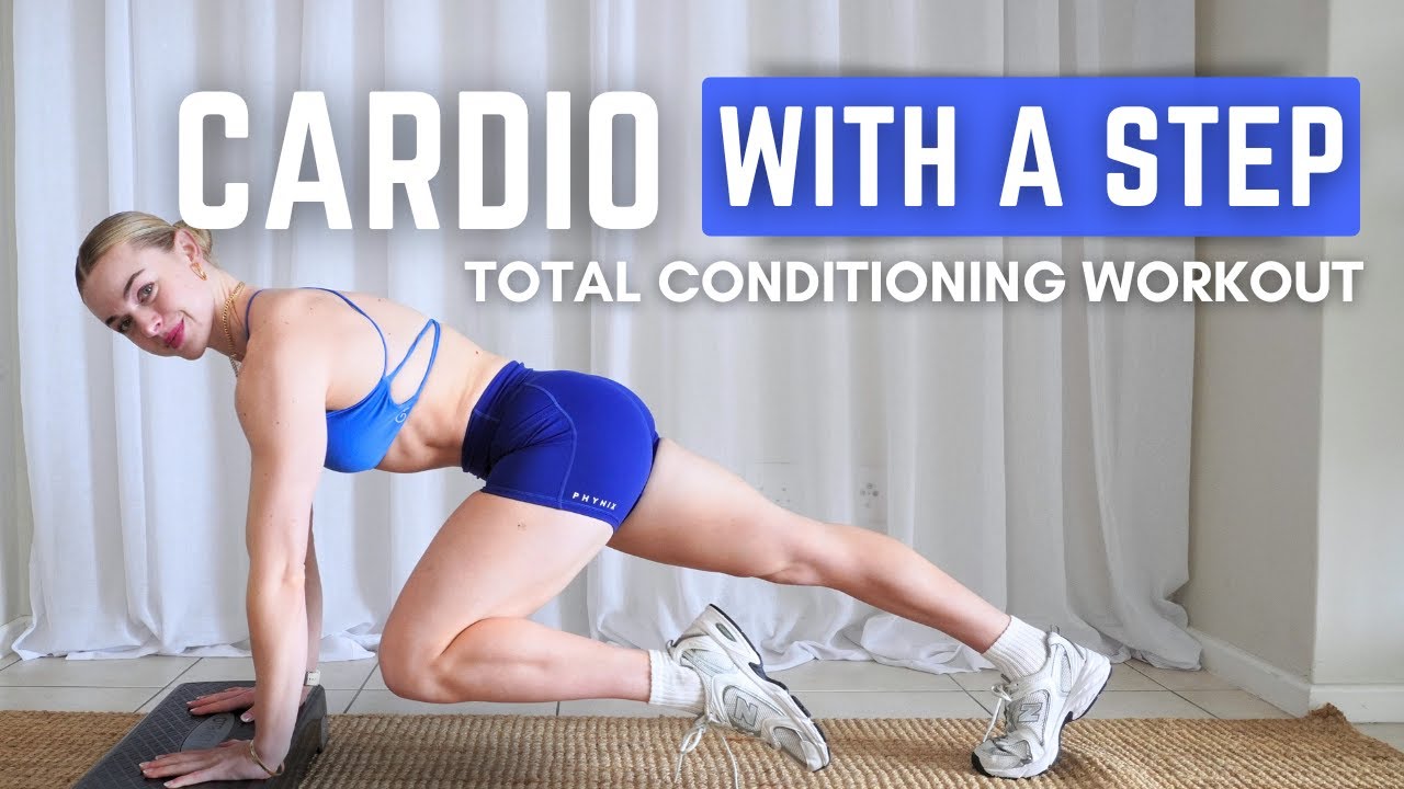50 Min Step Cardio Conditioning HIIT Workout | MAX BURN Full Body HIIT Cardio Workout