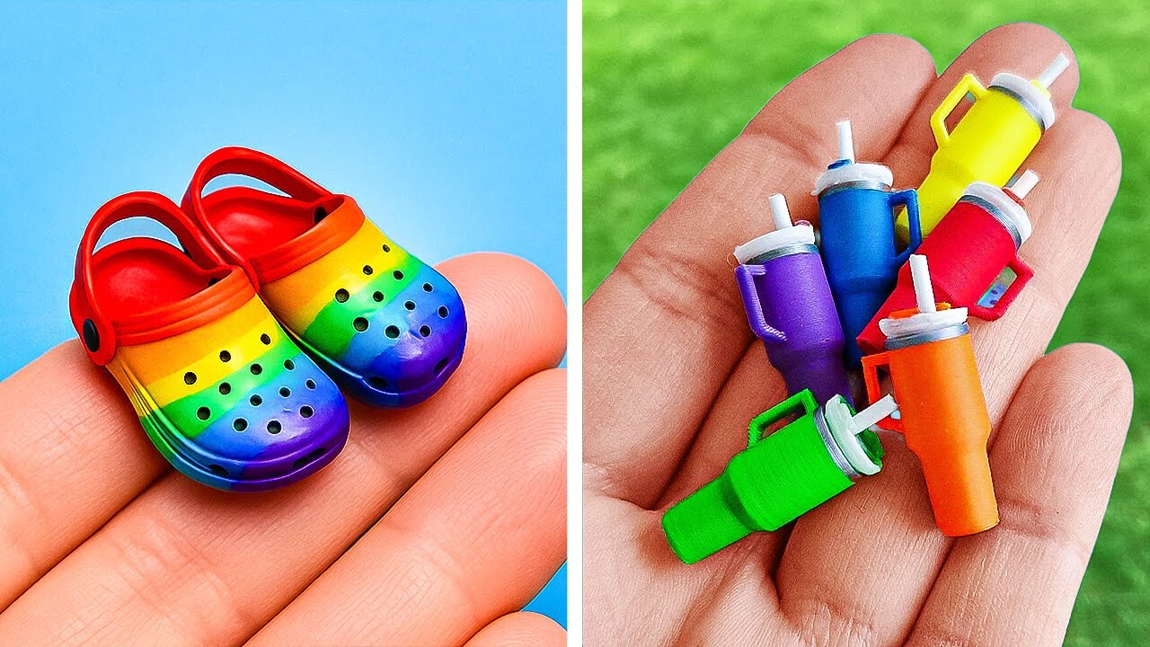 🌟 Mundo Miniatura DIY 🌈 Crea Lindas Manualidades Pequeñas en Casa! 💖🧸