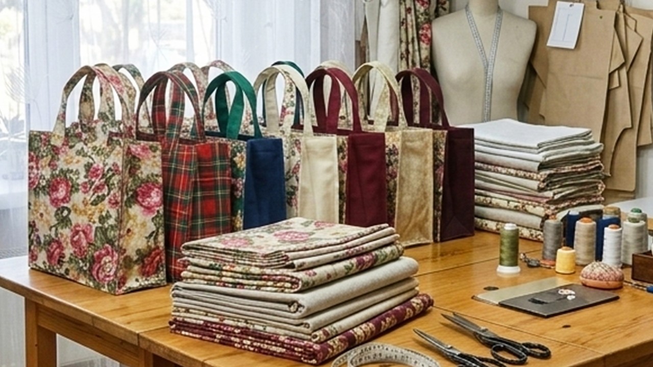 👜 Most Popular DIY Cloth Bag | I Am Sewing Easily and Quickly Without a Pattern