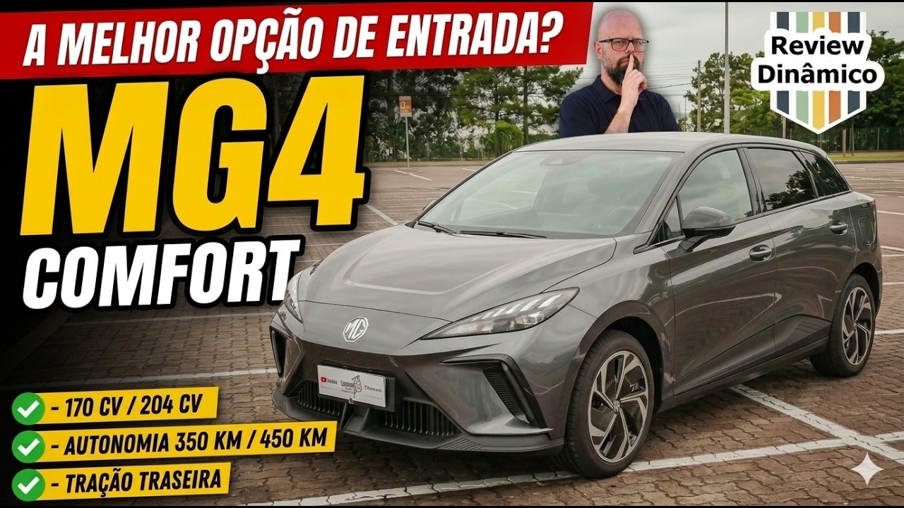 MG4 Comfort é o melhor elétrico fora dos SUVs?