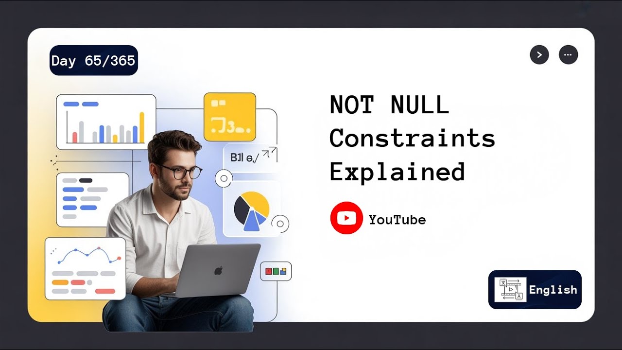 День 65/365 | Объяснение ограничений NOT NULL | Английский