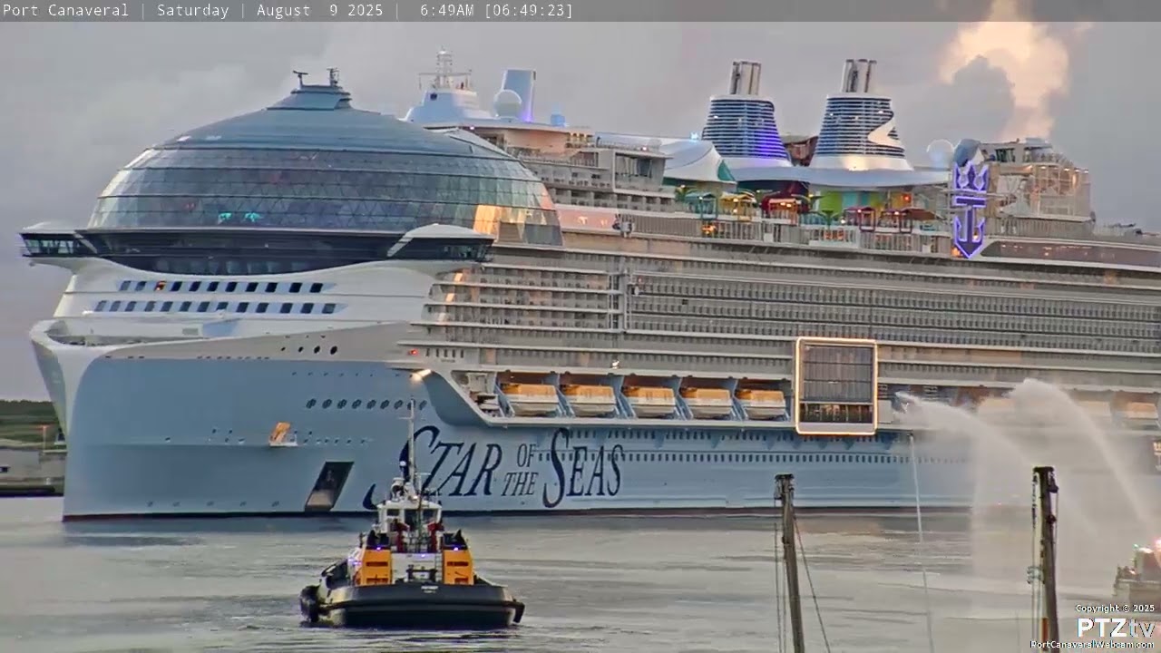 STAR of the SEAS - First Arrival at Port Canaveral - August 9th, 2025