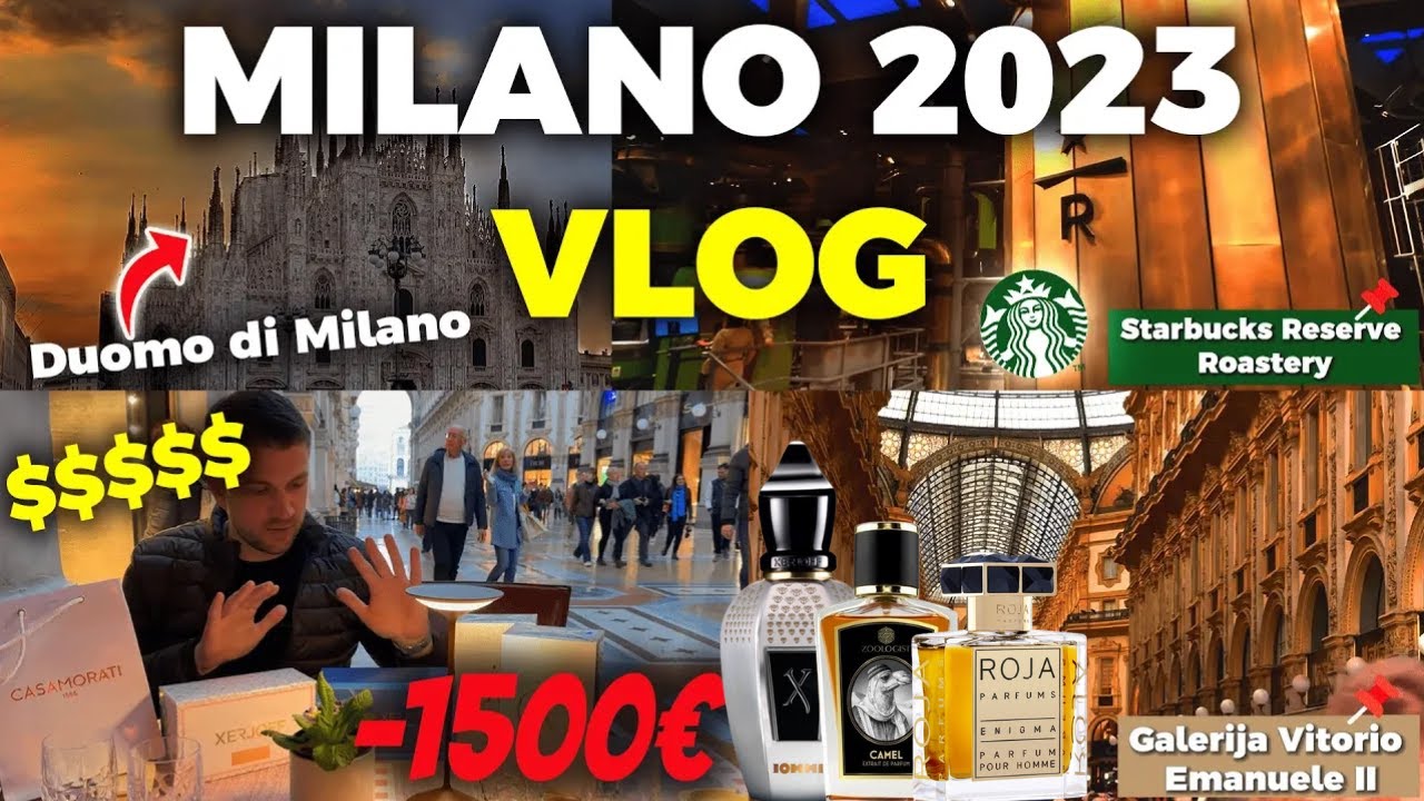 PARFEMSKI vlog iz MILANA l POTROŠILI SMO Više Od 1500€! Part. No.1 😱😱😱
