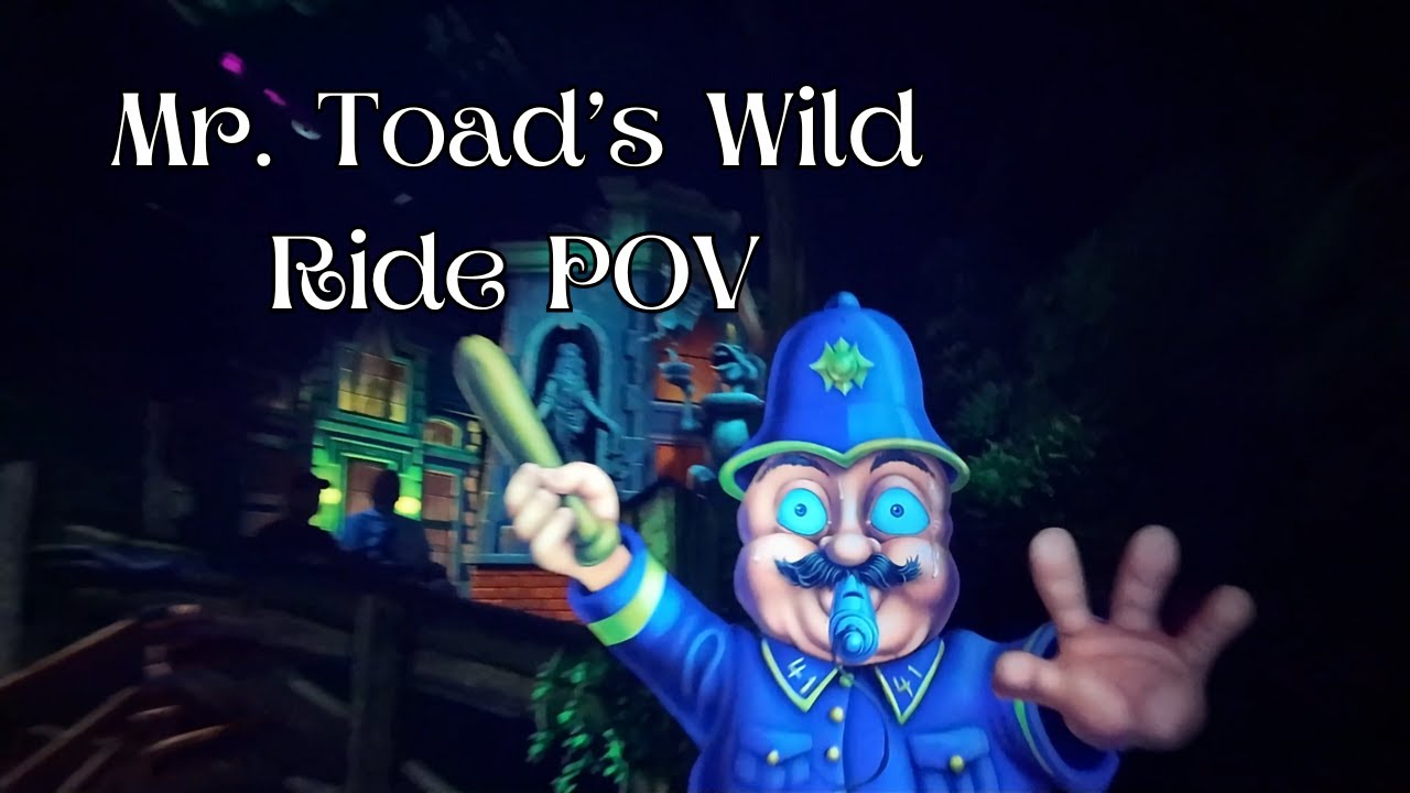 Mr. Toad's Wild Ride FULL POV 2025 HD 1080p / Fantasyland Dark Ride / Disneyland Park