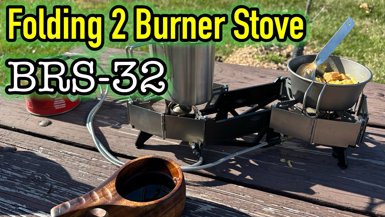 The best folding 2 burner stove for camping - BRS 32