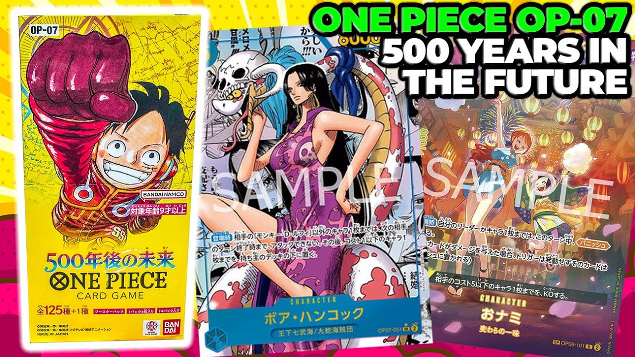 One Piece 500 Years into the Future OP-07 Japanese Booster Box OPENING! *CRAZY HITS*