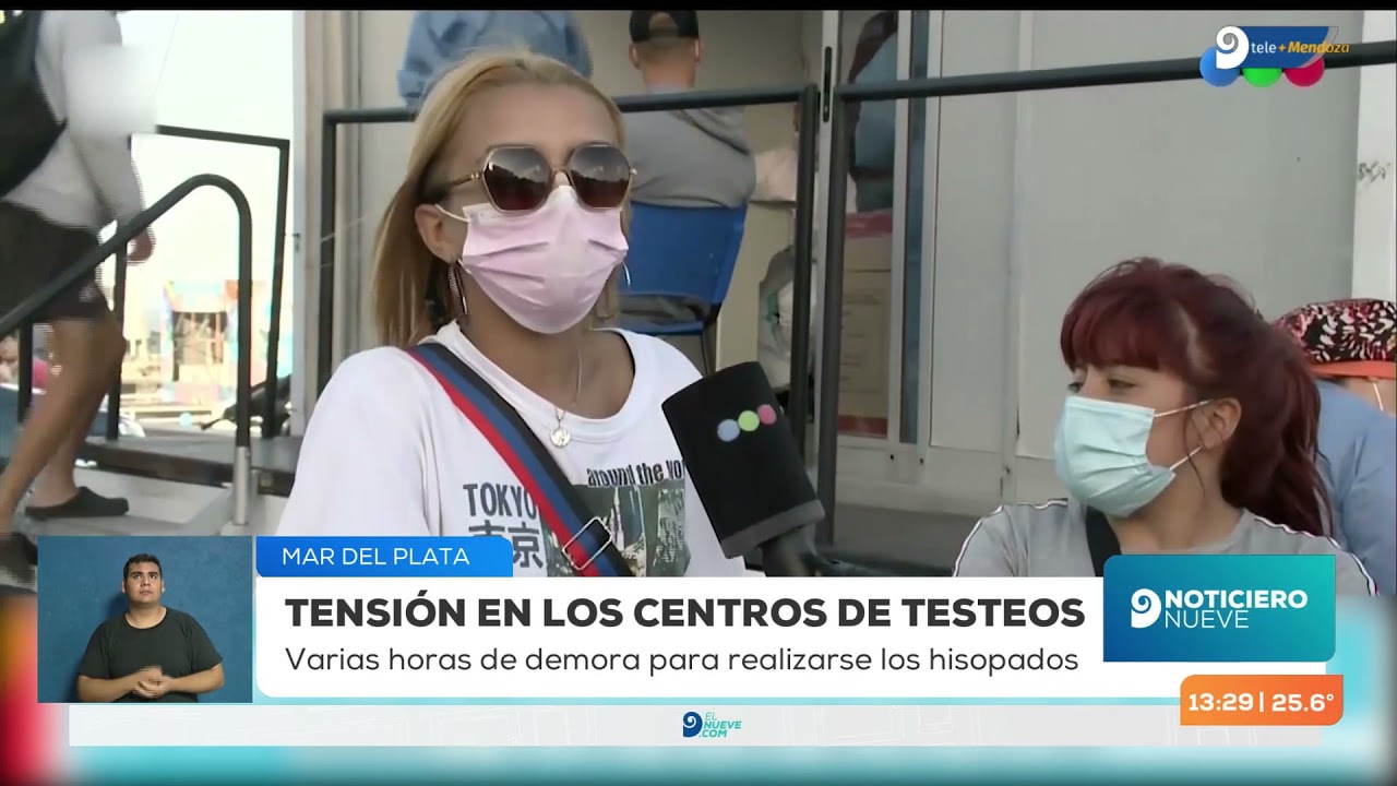 Tensión en centros de testeos de Mar del Plata