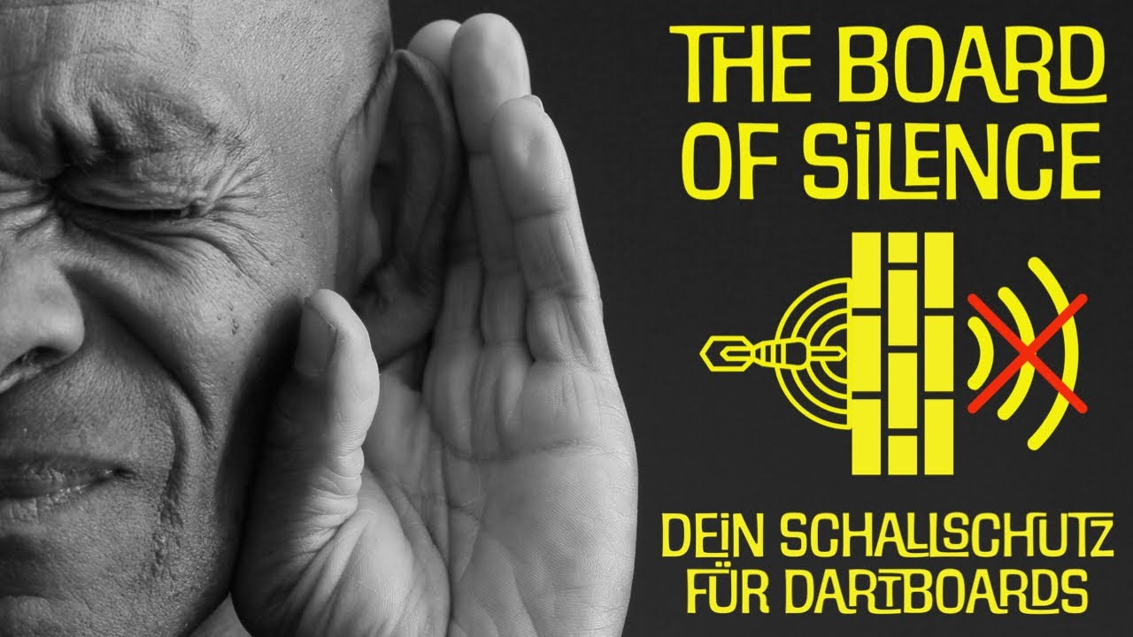 Der geilste Schallschutz für dein Dartboard - Störe niemanden mehr mit deinen Darts!