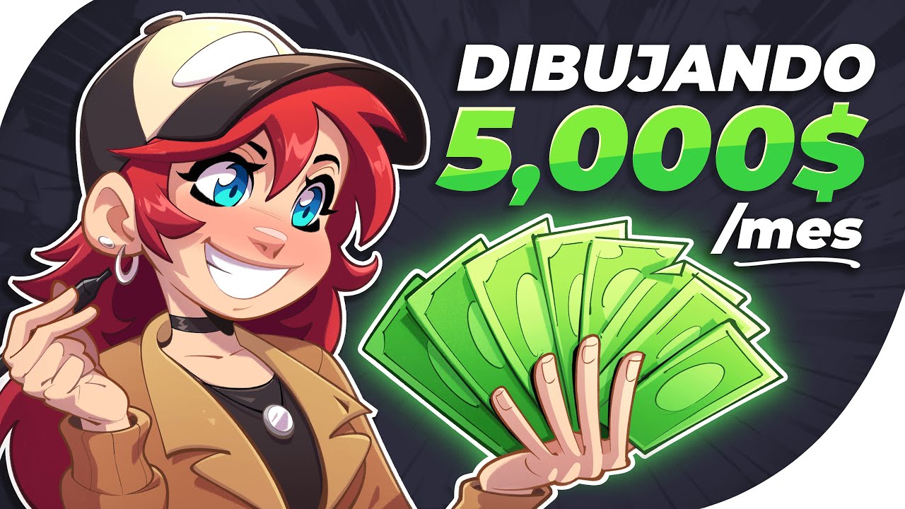5 Maneras de GANAR DINERO con TUS DIBUJOS (con cifras exactas)