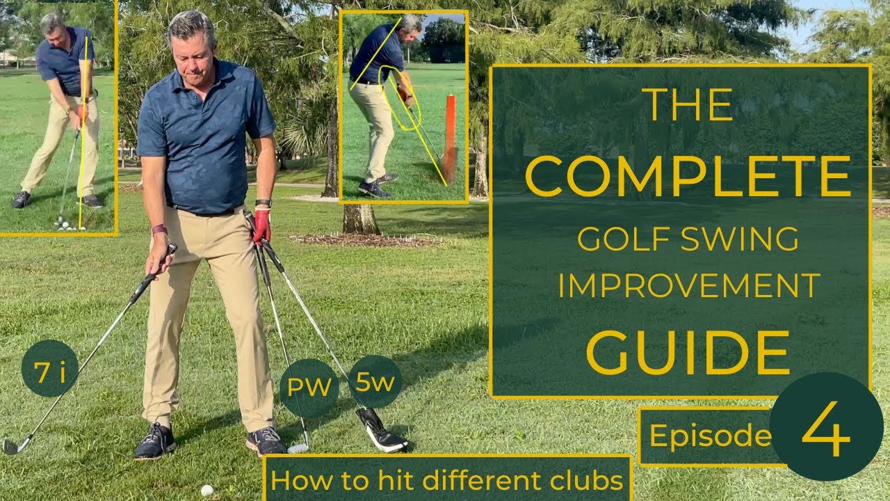 Complete Golf Swing Improvement guide - 4  | how to hit different clubs
