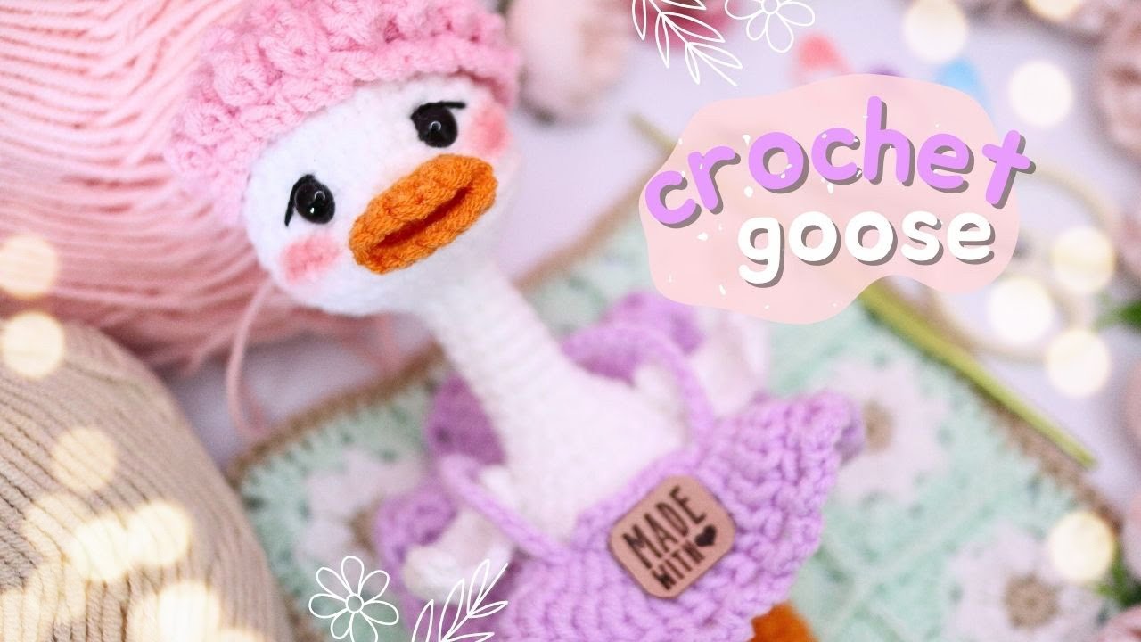 Goose Crochet | Free Pattern and Tutorial | Goose Amigurumi | Crochet de Ganso | 