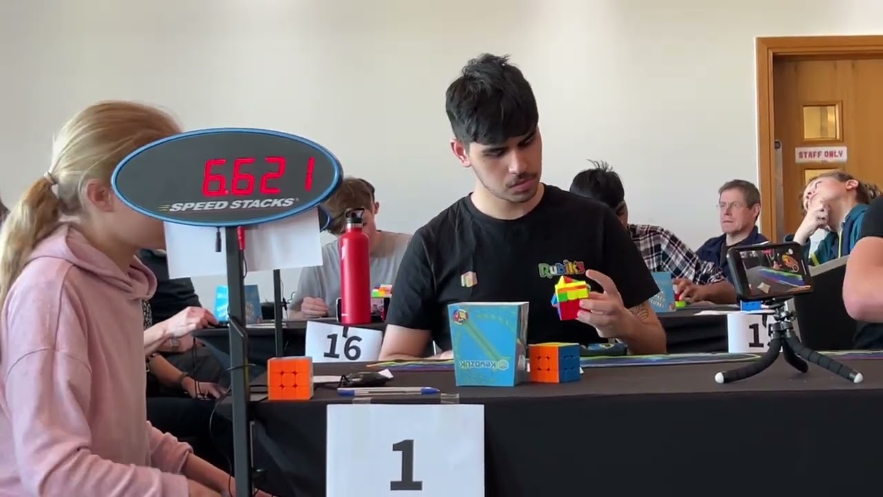 8.70 Rubik’s Cube One-Handed WORLD RECORD Average