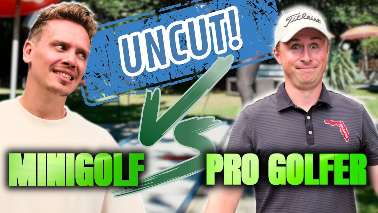 PROFI GOLFER LERNT MINIGOLF! 🏌️‍♂️😰Das ganze Training mit Nils!