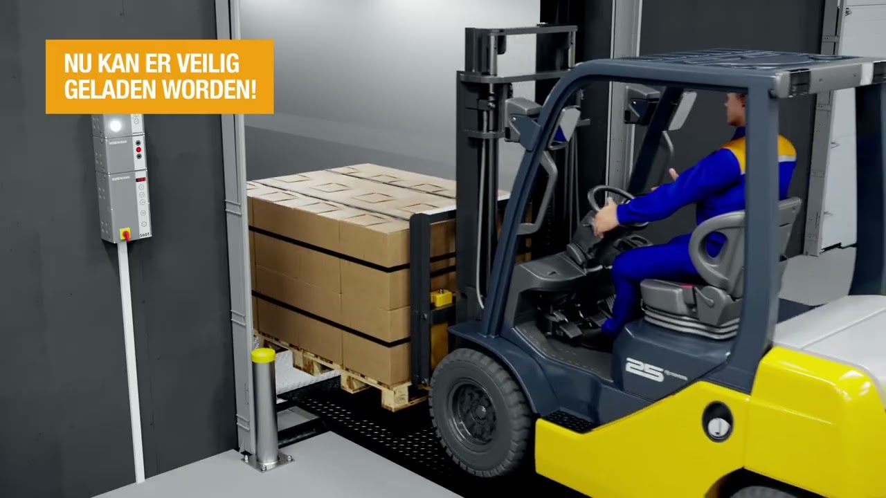Zekerheid aan het laaddock met het AWB-wielblokkeringssysteem | Hörmann