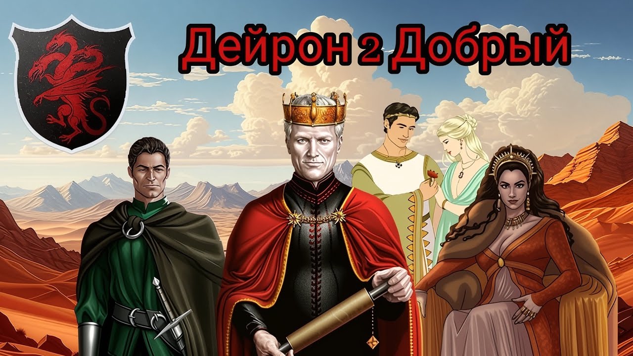 Король Дейрон 2 Добрый! Красный дракон!