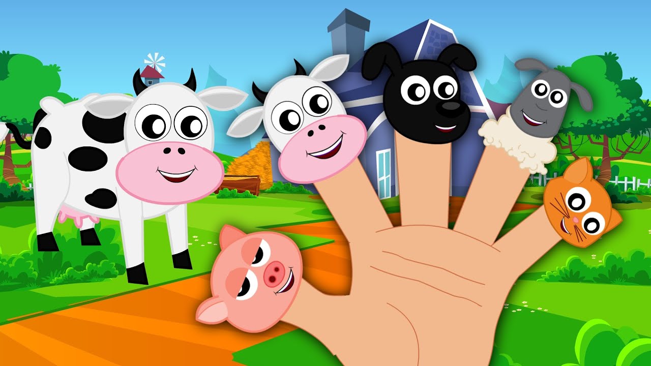 Animals Finger Family And Kids Song For Children | Nursery Rhymes For Babies
