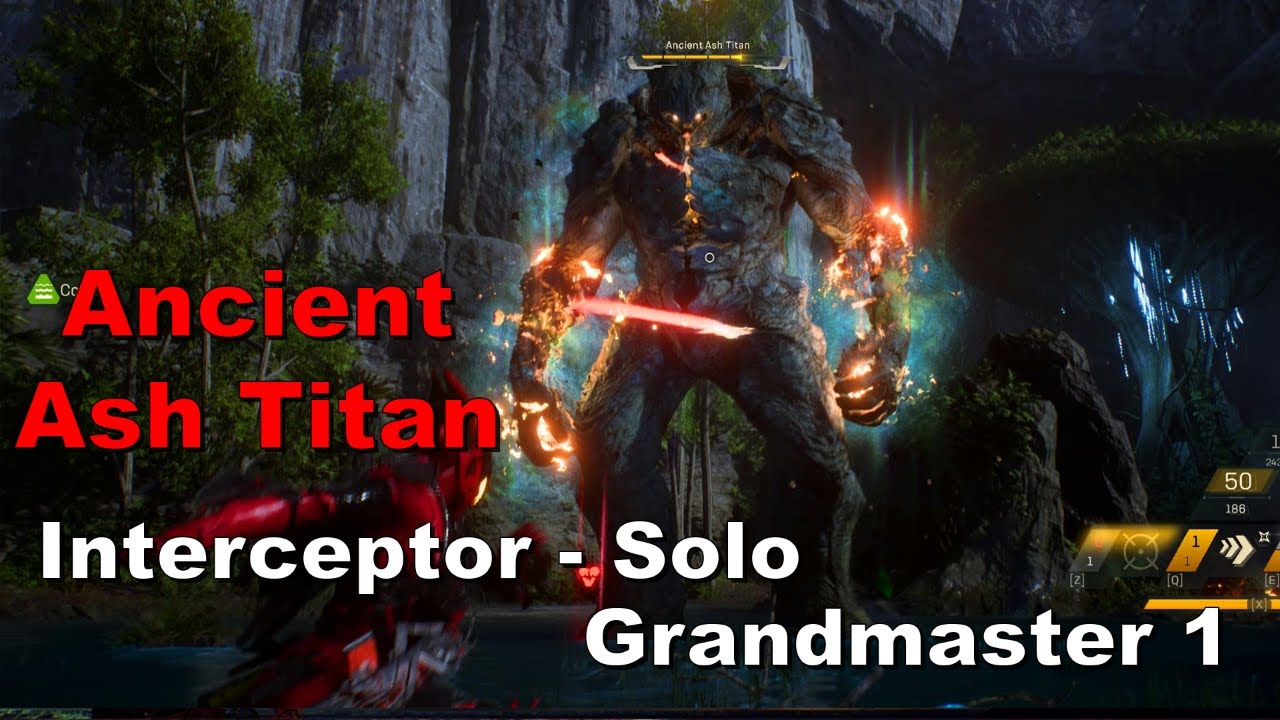 Anthem  - Ancient Ash Titan - Interceptor Solo Grandmaster 1
