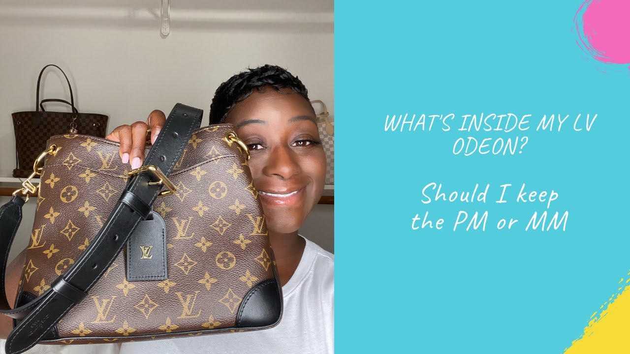 What’s in my bag? LV Odeon PM vs MM