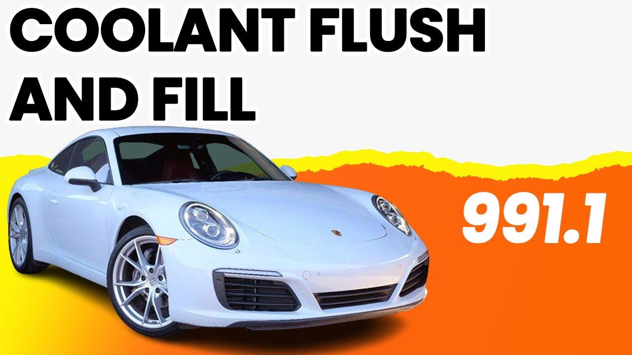 Промывка и заправка охлаждающей жидкости Porsche 991.1 Carrera (2012 - 2016)