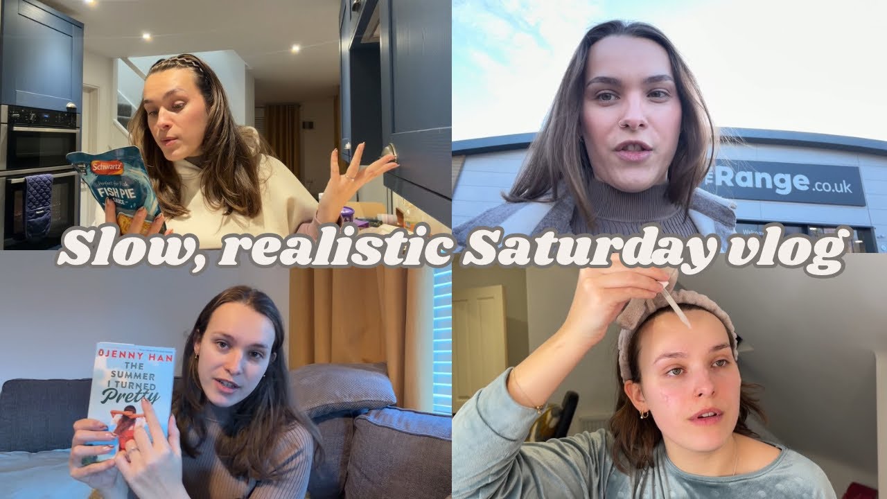A realistic Saturday vlog | early mornings, errands & cosy evening