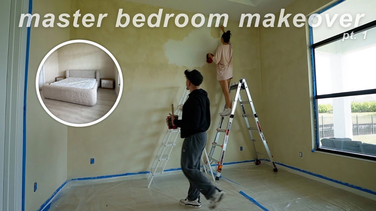 our master bedroom makeover... painting, furniture deliveries, crashing out