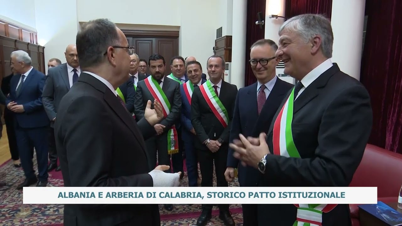 ALBANIA E ARBERIA DI CALABRIA, STORICO PATTO ISTITUZIONALE