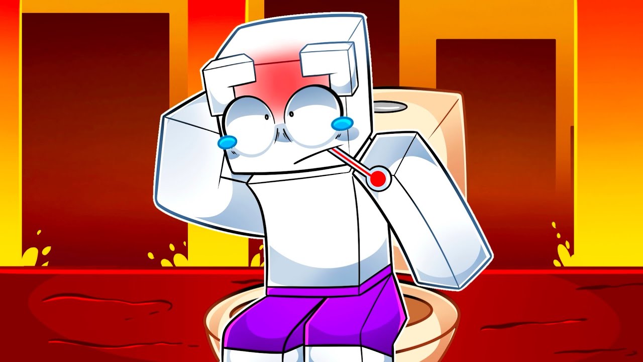 E SE O MINECRAFT TIVESSE SAÚDE REALISTA 😷