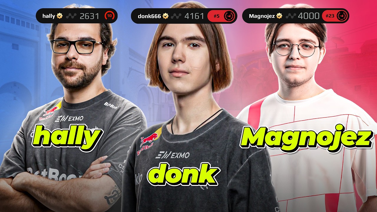 DONK + HALLY + MAGNOJEZ on FACEIT with Utility Guide, Multi POV & Voice Comms (Mirage)