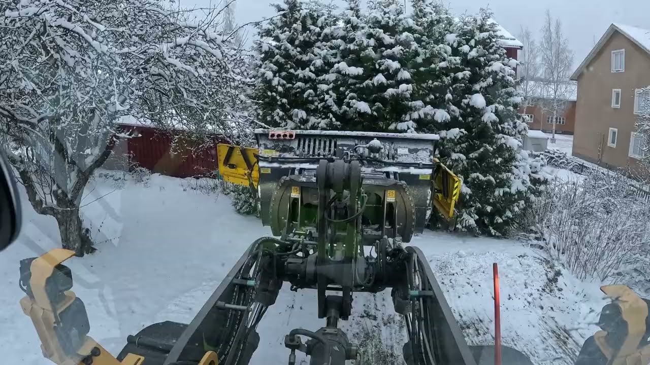 Volvo l60h snow removal with multi bucket 2026 PART 4