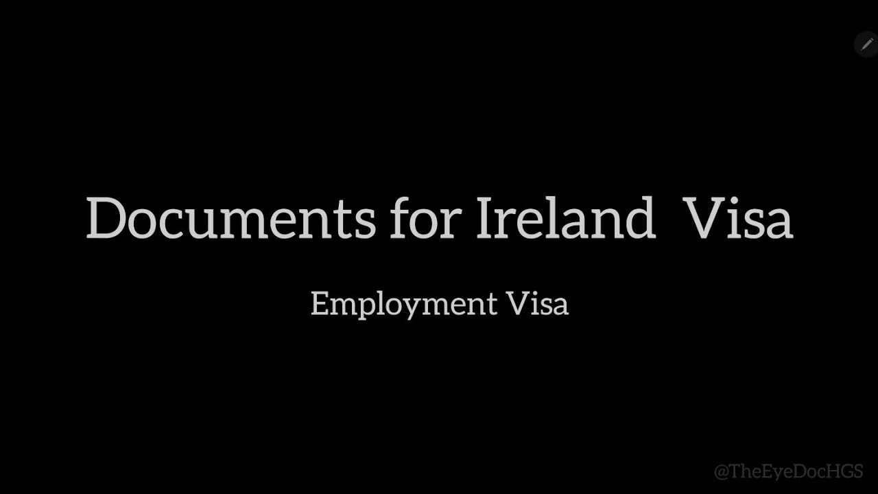 🇮🇪 Documents Required for Ireland Visa | Ireland Employment Visa Guide (2025) — Step 3