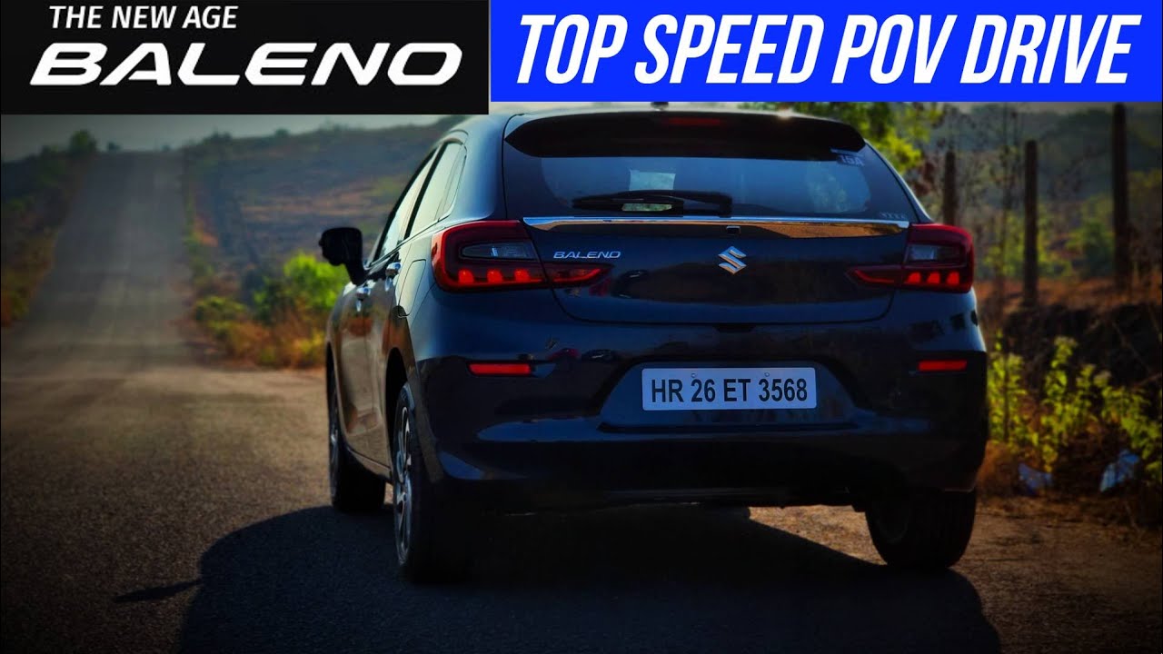 Maruti Suzuki Baleno First Drive Review POV Manual Variant Top Speed| UNSCRIPTED