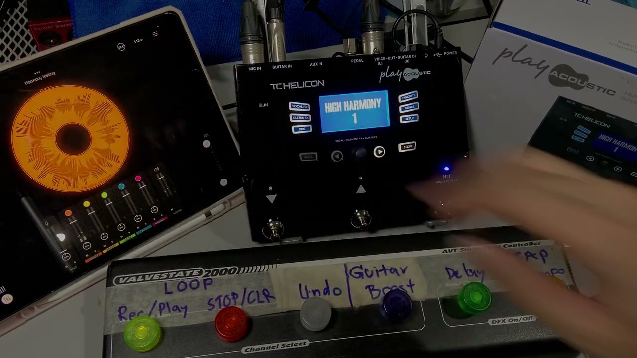 TC-Helicon Play Acoustic : Testing
