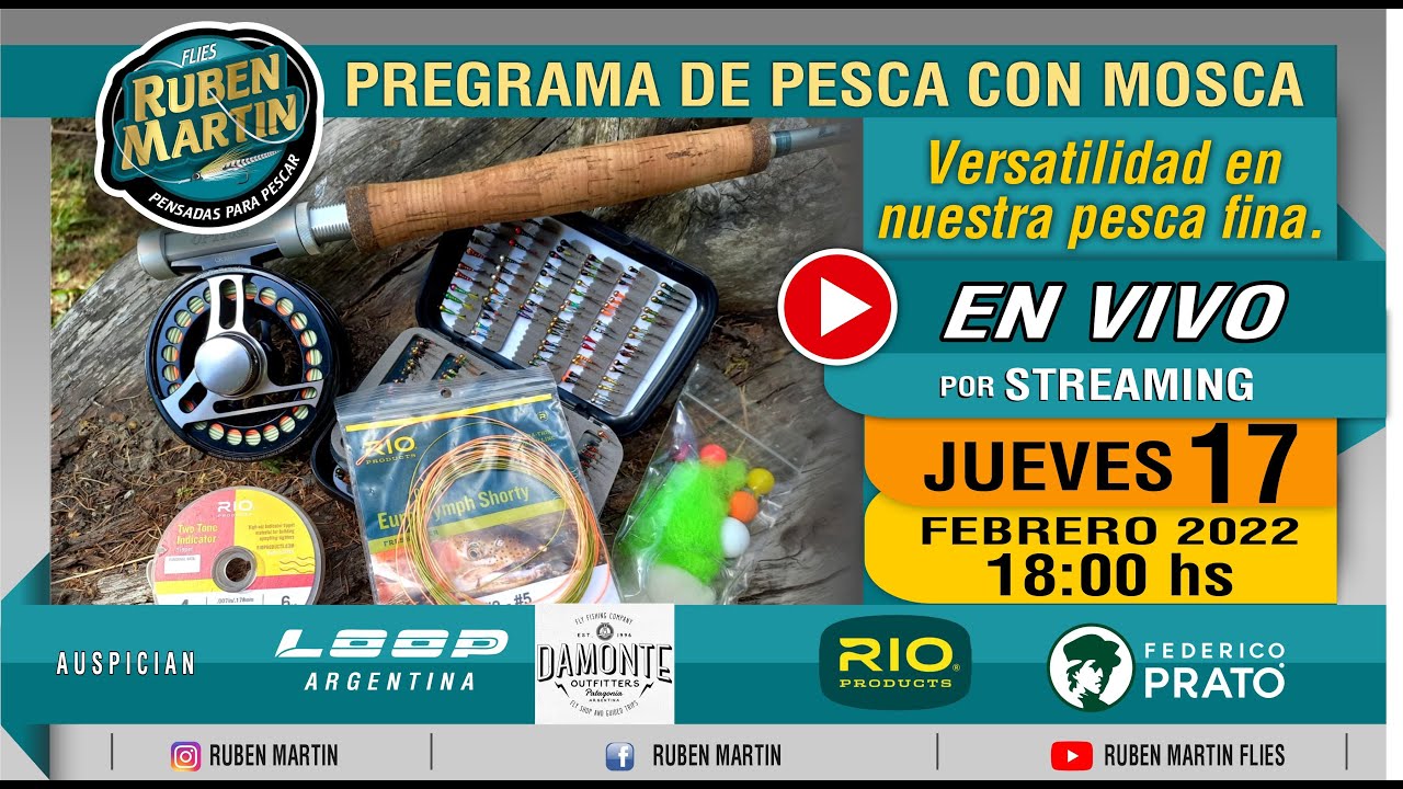 Programa de atado y pesca con mosca - Atado de ninfas y configuracion de equipos