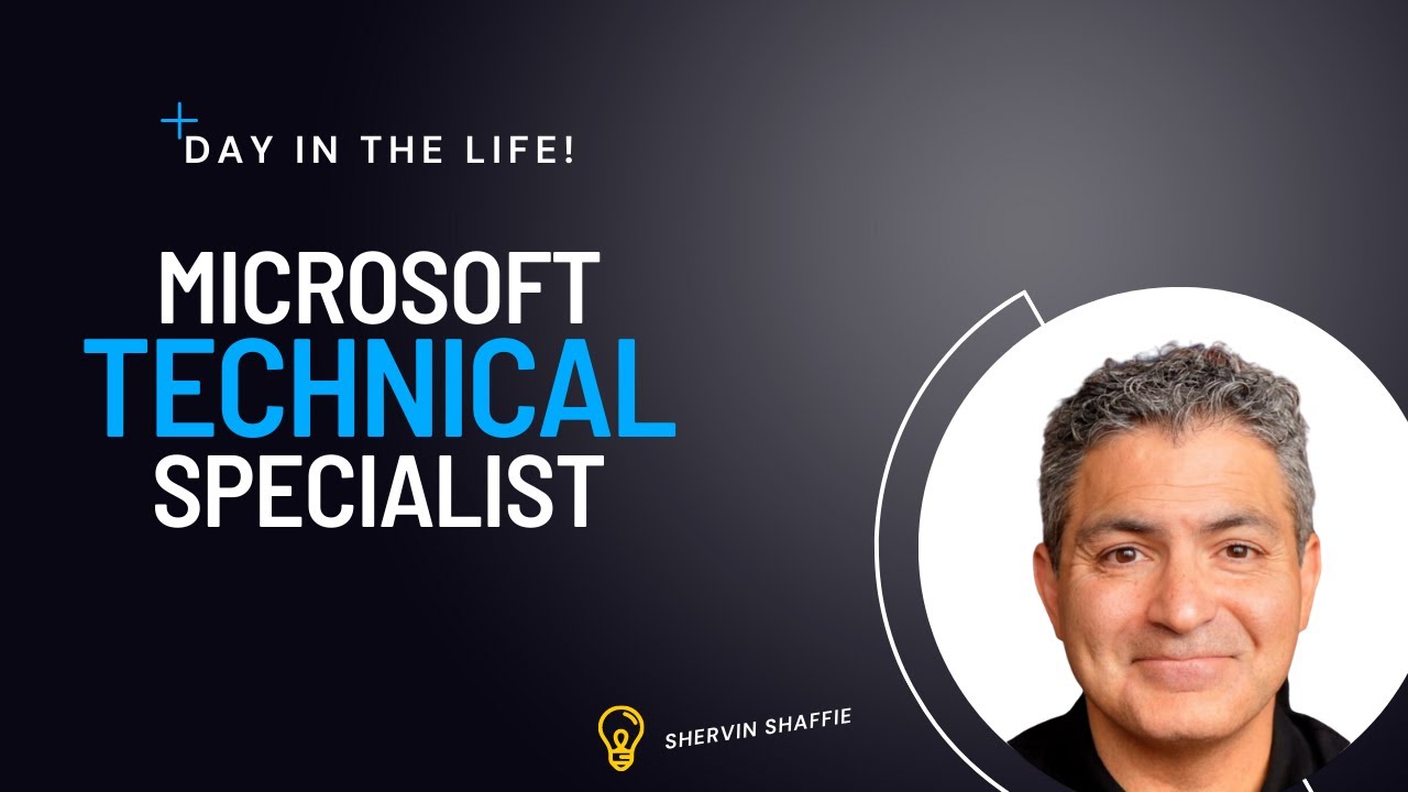 A Day in the Life of a Microsoft Technical Specialist | Interview with Shervin Shaffie