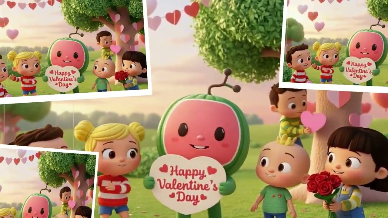 Cocomelon characters wish you a Happy Valentine's Day part 1