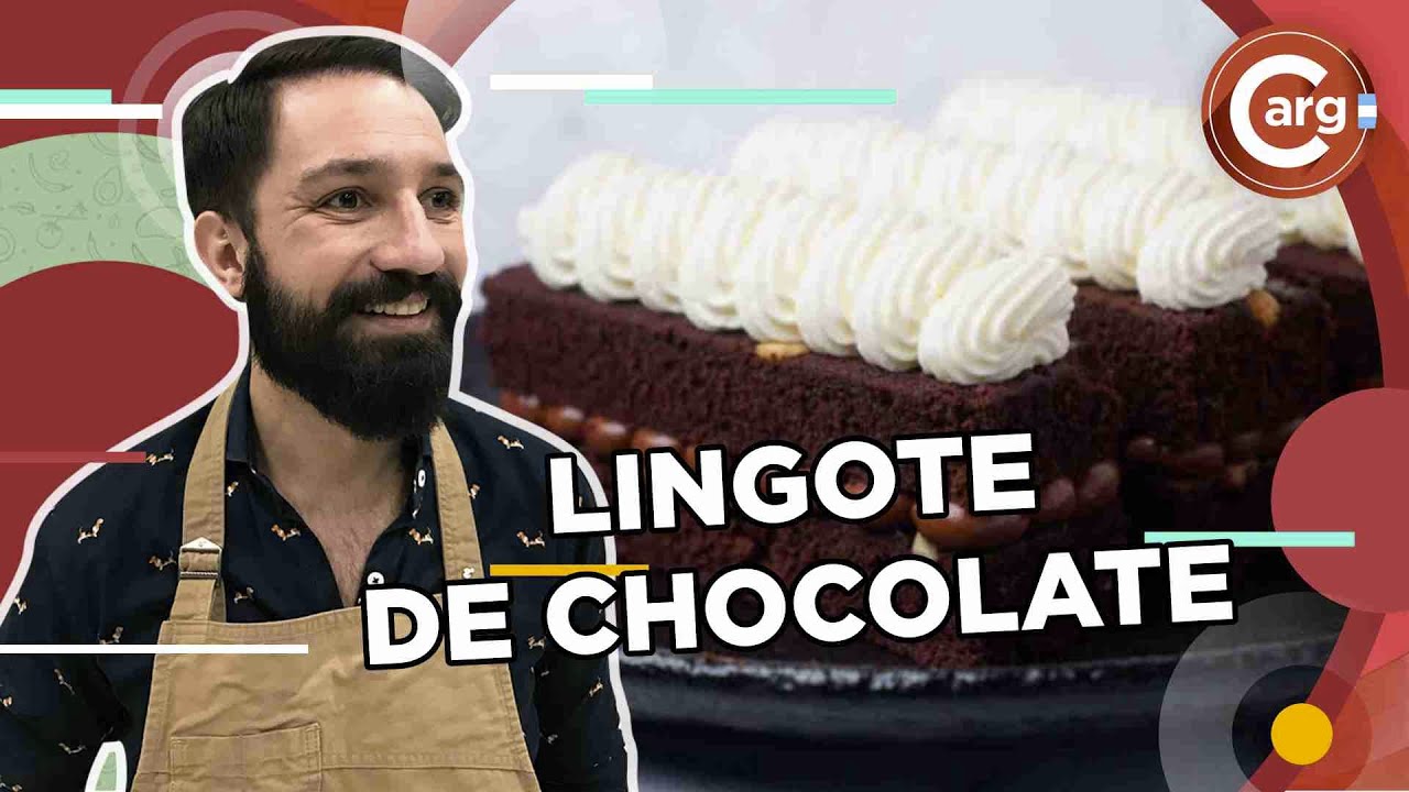 CÓMO PREPARAR UN LINGOTE DE CHOCOLATE Y MANÍ