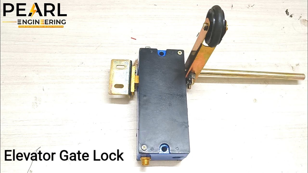 Elevator Gate lock working and wiring | Lift door lock working