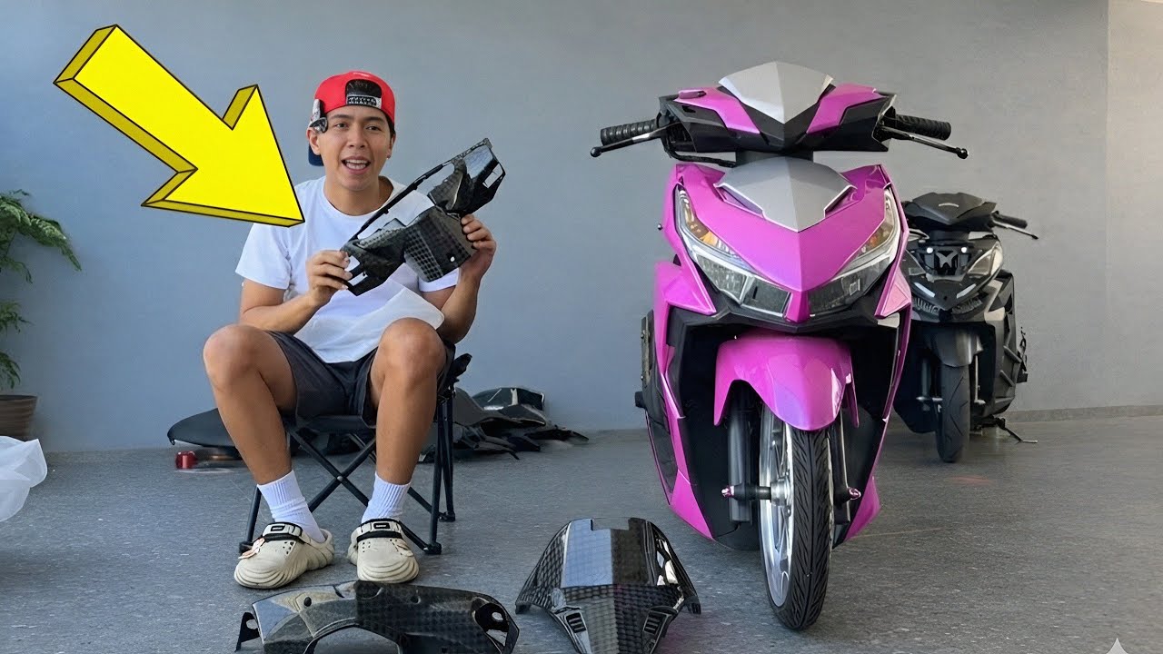 Sandamakmak na CARBON PARTS ni Honda Click V1
