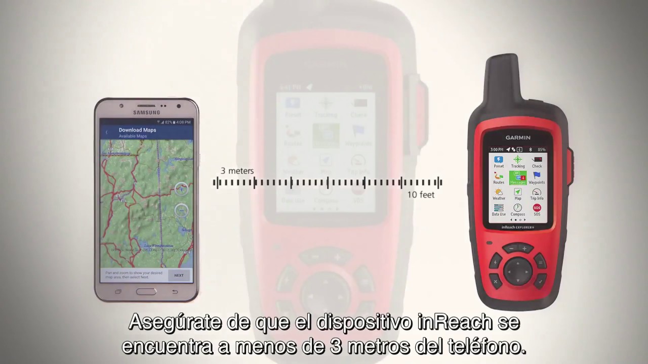 Aprende a sincronizar tu dispostivo InReach con tu smartphone