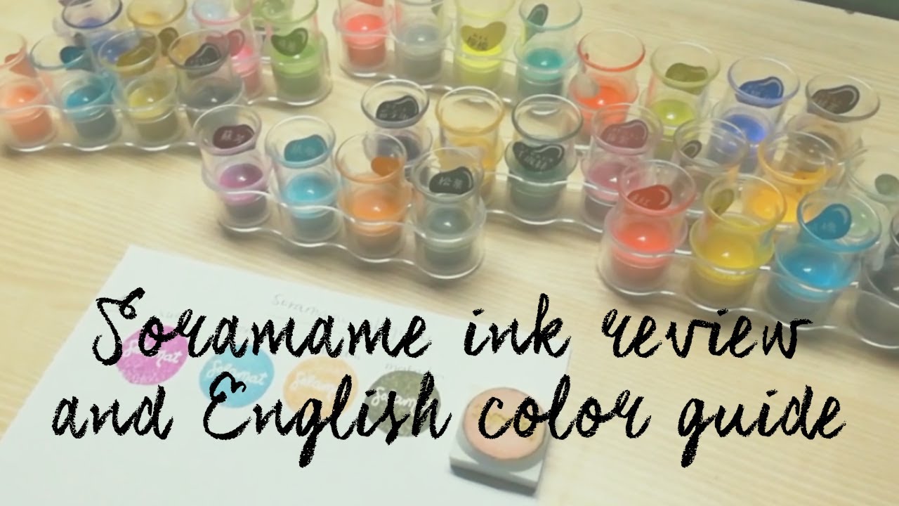 Soramame Ink Review + English Color Guide